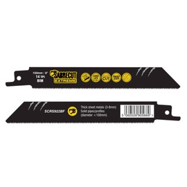 5 x SabreCut SCRS922BF_5 150mm 14 TPI S922BF Fast Wood and Metal Cutting Reciprocating Sabre Saw Blades Compatible with Bosch Dewalt Makita and many others