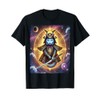 Astral Samurai Cat Guardian of the Celestial Waves T-Shirt