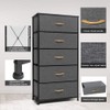 Crestlive Products Vertical Dresser Storage Tower - Sturdy Steel Frame,