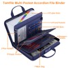 Fireproof Accordion File Organizer with Lock, Thickened Document Organizer 13