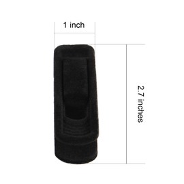 Velvet Hangers Pack – Premium Clip Hangers – Non-Slip and Practical Black Velvet Hanger Ideal for Pants, Baby Clothes, Skirts, Dresses – Multipurpose Clothing Hangers (20)