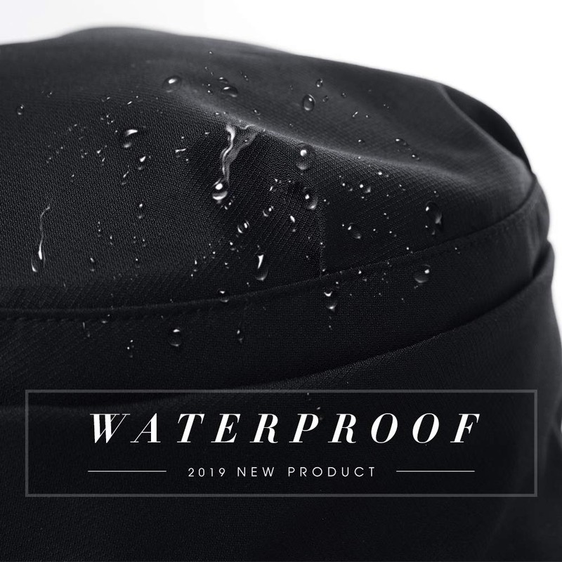 Comhats Ladies' Foldable Rain Hat, Sun Hat, Waterproof, Wide Brim,