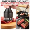 Meat Tenderizer Tool for Steak Tenderizing Marinade Cooking BBQ Grilling