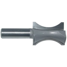 Magnate 1309 Finger Nail Router Bit - 1-1/4" Bead Height; 1/4" Cutting Depth; 1/2" Shank Diameter