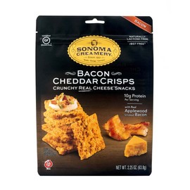 SONOMA CREAMERY Bacon Cheddar Crisps, 2.25 OZ