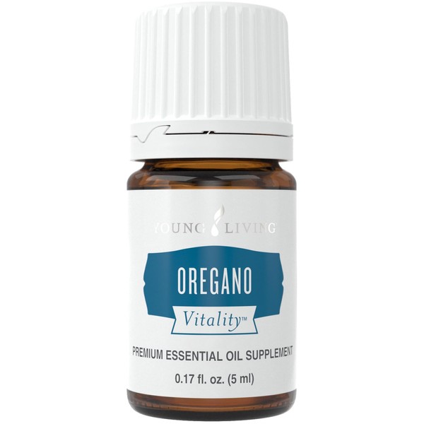 Vitality Oregano Essential Oil 5 ml by Young Living - Immune Support , Digestive-Cleansing , Antioxidants , Overall Wellness , Healthy Immune System , Cooking Essential , Fresh Herbal Note