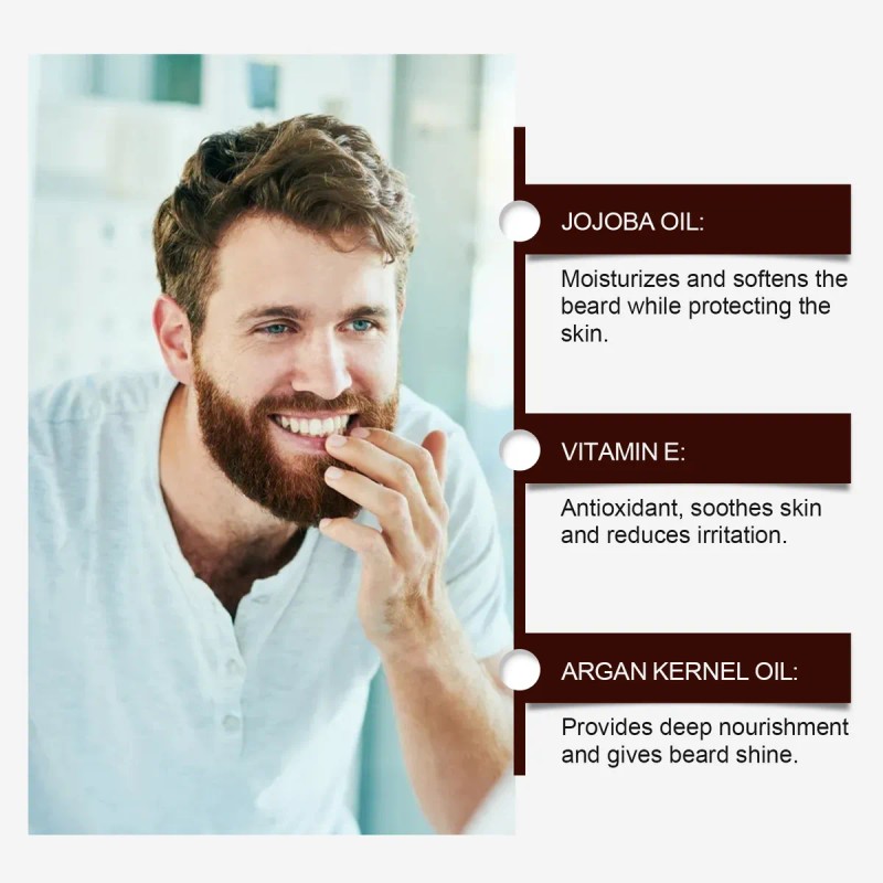 Balsamo Para Crecer La Barba Al 20% 3pcs