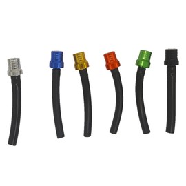 XDF Fuel Gas Tank Cap Air Vent Breather Valve Hose Tube Compatible For ATV Pit Dirt Bike Off-Road Motorcycle (BLACK-6)