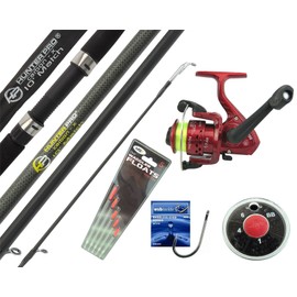 Hunter Pro 10' Carbon-X Complete Beginners Starter Float Match Fishing Kit Rod & SY200 Reel With Line & Tackle Set