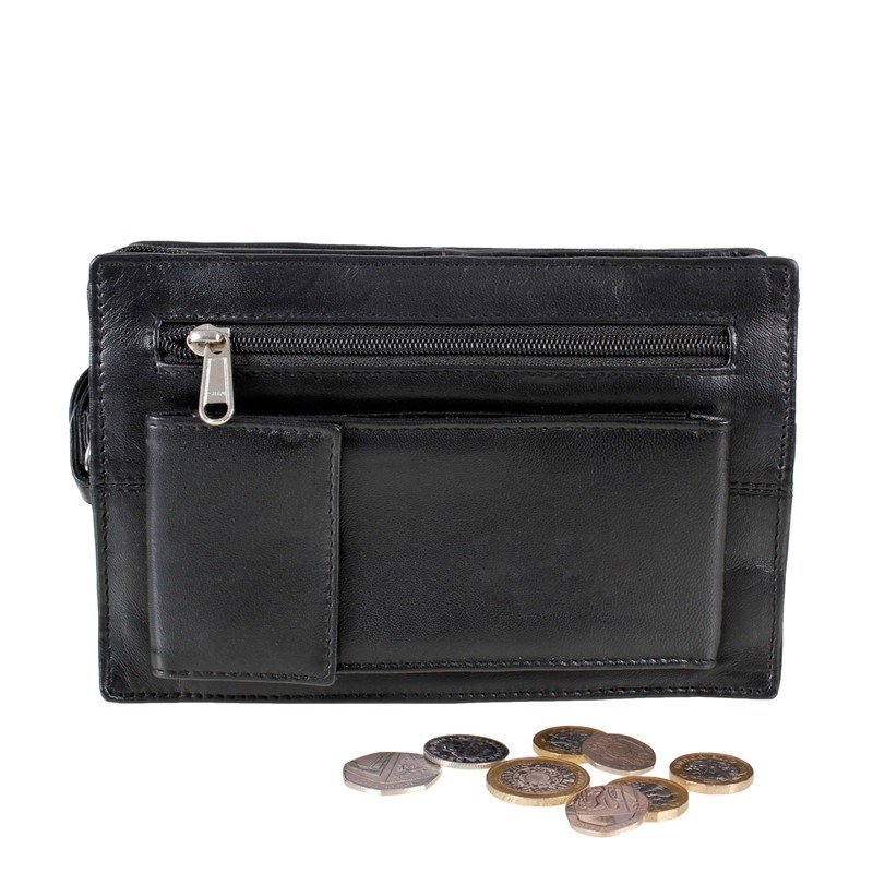 Taxi Driver Money Bag, Black, Medium Business Home