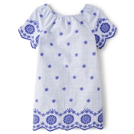 Gymboree,and Toddler Short Sleeve Dresses,Bon Voyage Blue,2T