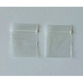 Ziploc 1000 Bags Ziplock BAGS  1" X 1.25”- CLEAR  Mini Plastic Bags A