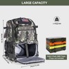 Bagenerous 39L Fishing Tackle Backpack with Rod Holders & Cooler,Water-resistant