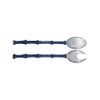 BAMBOO BLUE SALAD SERVERS | BLUE | BRILLANTE | TABLEWARE
