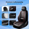 FiveFox Fit Camry Car Seat Covers (Front Pair) Compatible with