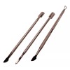 ZEIRY Kit Empujador Cutículas Rose Gold Para Manicure 3 Pzs
