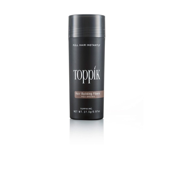 Toppik hair fibres for extra fullness, volume. 28 g Medium Brown