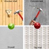 Hyber&Cara 150 Pcs Heavy Duty Picture Hooks Painting Hangers Photo