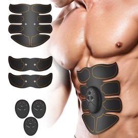 Muscle Toner, LZLRUN Abdominal Toning Belt, EMS Abs Trainer Wireless Body Gym Workout Home Office Fitness Equipment for Abdomen/Arm/Leg Training Men Women