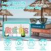 Iqimott - Bolsa de parches de felpilla transparente para medicamentos,