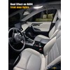 LIGHSTA 10PCS Super Bright White LED Interior Light Kit Package