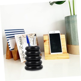 MAGICLULU Nail Art Brush Holder Organizer 1-Piece Cosmetic Brush Cup Adjustable Design for Manicure Tools for Home and Salon Use Stylish Storage Solution