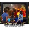 XHYCPY 16ft Inflatable Movie Screen Outdoor Projector Screen with Air