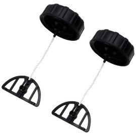 2 Pieces Fuel Tank Gas Cap Oil Filler Cap Replacement for STIHL Chainsaw 017 017C 018 018C 019T MS170 MS170C MS180 MS180C MS190T MS191T