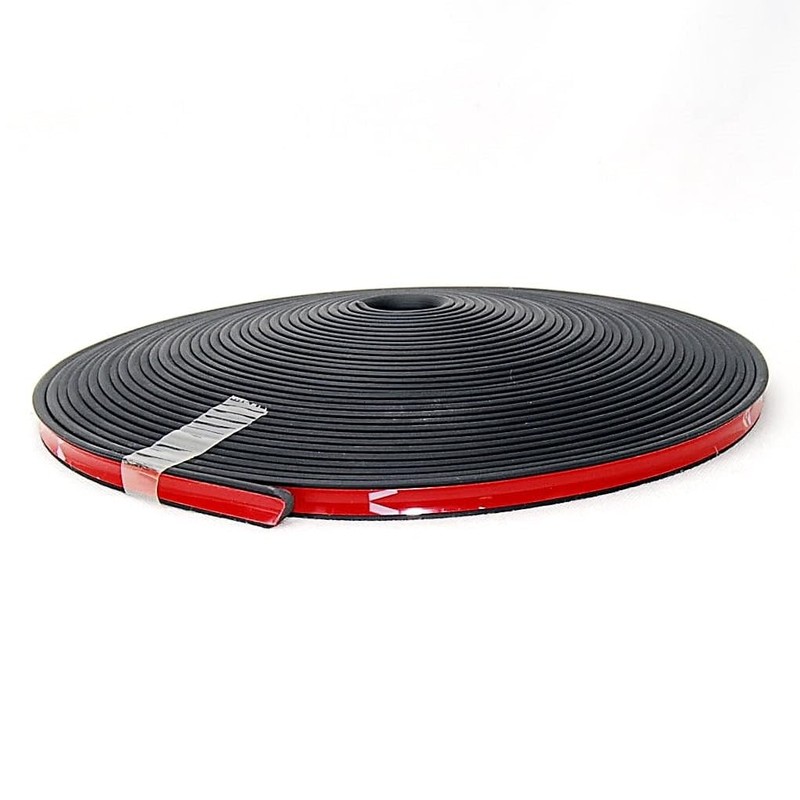 26Ft (8m) Black Automotive Wheel Rim Protector, Car Rim Guard