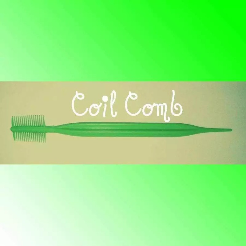 Bonika Green Coil Comb For Ethnic And Curly Hair Styling