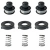 esmusssein 3PACK Strimmer Line & Cover,Spool Line +Cap with Spring
