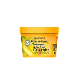 Garnier Hair Food Multi-use Hair Treatment Mask, Nourishes and Conditions, Ideal for Dry Hair, No Silicones, Vegan Formula, Banana, Ultimate Blends, 4