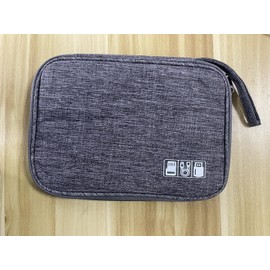 ANNESA Watch Bands Storage Bag, Organizer Holds 10 Watch Bands Waterproof Portable Electronics Travel Watch Straps Carrying Case, Watch Band Storage Bag for Most Sizes of Watch Bands (Gray)