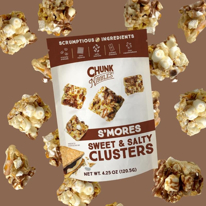 Chunk Nibbles S'Mores Snack Clusters | 3 Pack | 4.25oz