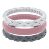 Stackable Serenity Silicone Ring by Groove Life - Breathable Rubber