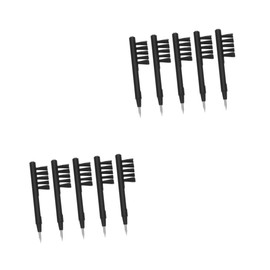 Healeved 10pcs Multifunctional Cleaning Brush and Screwdrivers for Hearing Amplifier Maintenance Material Safe for Cleaning Practical Tool for Ear Care