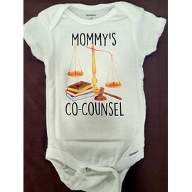 NOFO VIBES Lawyer Baby Boys Girls Clothes Infant Romper Bodysuit One-Piece Funny Cute born Infant Outfit (Size: born Long Sleeve)