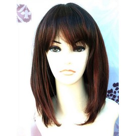 Forever Young Ladies Mixed Brown Copper Medium Style Face Frame Fashion Wig