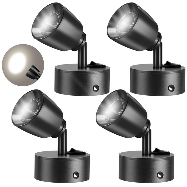 VIHOSE 4 Pieces DC12V- 24V RV Lights Interior Reading Lamp
