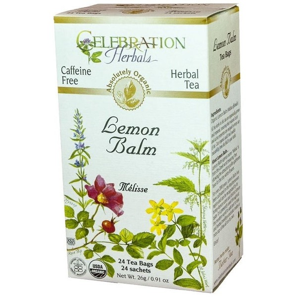 Celebration Herbals Lemon Balm Herb 24 Tea Bags