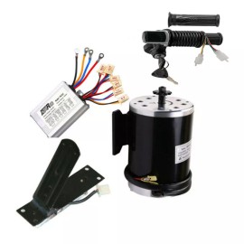 Unbranded 1000W 48V Brush Electric Motor Controller Key Throttle FOR Scooter EBike Go kart