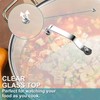 12 Inch Pan Lid - Glass Lid with Stainless Steel