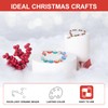 Maxmoc Christmas Beads, Pearl Craft Set Christmas Children, Red Green