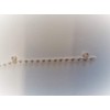 89mm (3.5") Vertical Blind BEIGE Bottom Chain, 50 clips