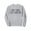 I Don't Know I Just Work Here Funny Sarcasm Quotes