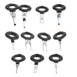 Pin Remover, Car Wiring Harness Plug Terminals Extractor Pick Connection Crimping Pin Back Needle Removal Tool Set