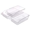 WANZQHONG Refrigerator Box 6 Crisper Container Utility food Storage Box