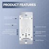 ECOELER Motion Sensor Dimmer Light Switch, in-Wall Electronic Dimmer with