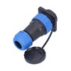 IP68 Waterproof Power Connector Male Female Square 4 Hole Aviation