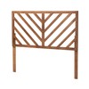 Baxton Studio Belisma Headboard, Queen, Ash Walnut